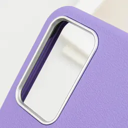 Шкіряний чохол Leather Case Metal Buttons для Samsung Galaxy S23 FE Light Purple - мініатюра 5