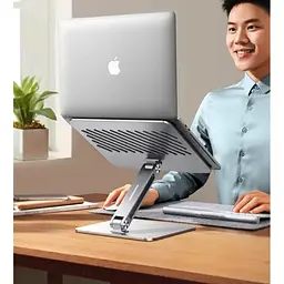 Підставка для ноутбука UGREEN LP339 Adjustable Laptop Stand (Silver)(UGR-40291) (UGR-40291) - мініатюра 3