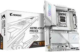 Материнська плата Gigabyte X870E Aorus Pro Ice Socket AM5 (X870E AORUS PRO ICE) Б/В