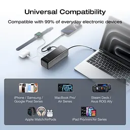Зовнішній акумулятор EcoFlow RAPID 25000mAh Black [EF-RAPID25K100W-B-EU] [139814] - мініатюра 8