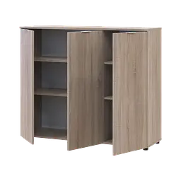 Комод Doros Рон 6 3 фасади Дуб сонома 120х38х100 (41516297) - мініатюра 2