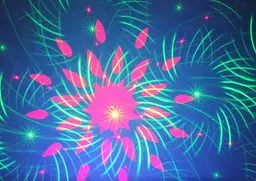 Кольоровий лазер диско Laser Mini Party Light Проєктор для приміщень із пультом - мініатюра 4