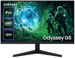 Монітор Samsung 27" Odyssey G5 27FG532E 2*HDMI DP IPS 2560x1440 240Hz 0.3ms teh0014205 - мініатюра 2