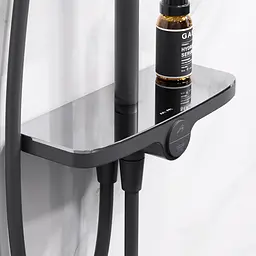 Душова система Am.Pm ShowerSpot без змішувача Like black F0780222, Чорний матовий - мініатюра 4