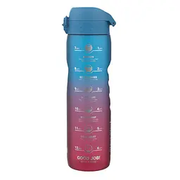 Спортивна пляшка Ion8 Quench Recyclon BPA Free, 1 л - Blue/Pink Motivator