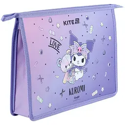 Папка Kite Kuromi A4+ на блискавці (HK25-428)
