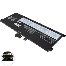 Батарея для ноутбука Lenovo L21C4PG1 (ThinkPad L13 Gen 4) 15.36 3000mAh 46Wh Чорний