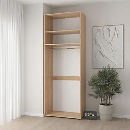 Шафа для одягу з однією штангою С-8.0 Дуб крафт Idea