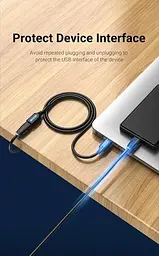 Кабель Vention USB 3.0 - OTG USB3.0 0.5 м Black (CBHBD) - мініатюра 9