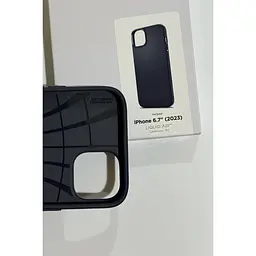 Оригінальний протиударний чохол Spigen Liquid Air Armor для iPhone 15 Plus/14 Plus Navy Blue ACS06651 - мініатюра 8