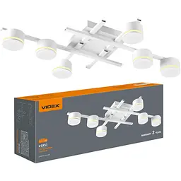 Світильник Videx під лампу 6xGX53 накладний білий (VL-SPF31-6W)  - мініатюра 2