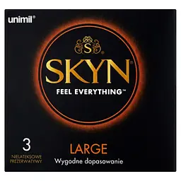 Безлатексні презервативи SKYN Large 3 шт - мініатюра 2