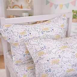 Дитяча постільна білизна MIRSON JUNIOR фланель Dino 200х220см (2200012804575) - мініатюра 7