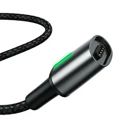 Кабель Baseus Zinc Fabric Magnetic Cable USB to Type-C 2A 2m CATXC-B01 Black - мініатюра 2