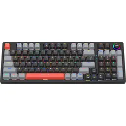 Клавіатура Xtrike ME GK-987 RGB Mechanical USB UA Black/Grey (GK-987GGRUA) - мініатюра 4