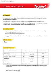 Моторне мастило Technol Bronze 15W-40 5 л (TL91325) - мініатюра 2