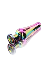Анальна пробка Toy Joy Medium Twilight Bum Bijou, 8.5х3.3 см, різнокольоровий - мініатюра 5