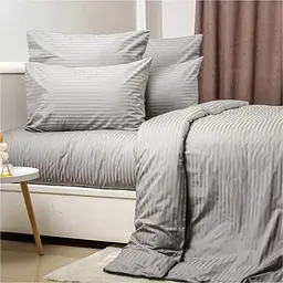 Підковдра ТЕП Страйп Сатин Premium Grey 200 х 215 см (2-04854_34878)
