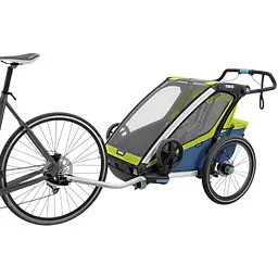 Дитяча коляска Thule Chariot Sport Double (Chartreuse-Mykonos) (TH 10201004) - мініатюра 3