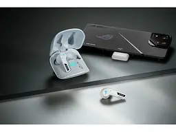 Комп'ютерна гарнітура Asus ROG Cetra True Wireless SpeedNova Moonlight White (90YH03Y0-BTUA10) - мініатюра 4