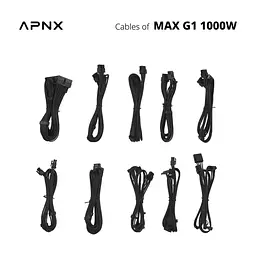 Блок живлення APNX 1000W MAX G1 (APPG-MXK0FEC.X1) - мініатюра 8