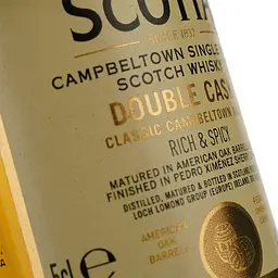 Віскі Glen Scotia Double Cask Single Malt Scotch Whisky, 46%, 0,05 л - мініатюра 3