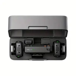 Петличний мікрофон DJI Mic Mini (1RX, 2TX, зарядний кейс) - мініатюра 2