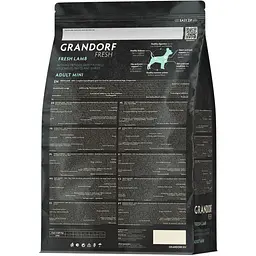 Сухий беззерновий корм для дорослих собак малих порід Grandorf Fresh Lamb & Sweet Potato Adult Dog Mini з ягням та бататом 3 кг - мініатюра 2