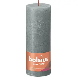Свічка Bolsius Рустік Shine стовпчик 190/68 зелений (850360)