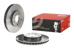Диск гальмівний передній вентильований Nissan Primera III 98-25р Brembo (09.9368.11)