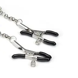 Затискачі для сосків із сердечком Liebe Seele Glow-in-dark Nipple Clamps Blue, світяться в темряві