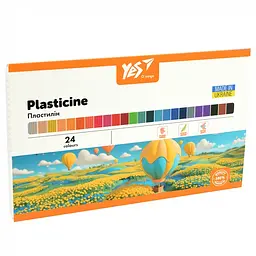 Пластилін "Yes" O`range Line 24 кольор. 480гр №540692