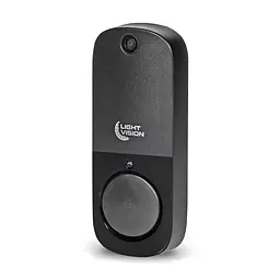 Дверний WiFi дзвінок Light Vision VLC-DR10T(Tuya) Black з ІЧ-датчиком руху (75-00186) - мініатюра 2