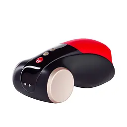 Мастурбатор для головки пеніса Fun Factory COBRA LIBRE II black/red, 2 мотори, гра без рук - мініатюра 3