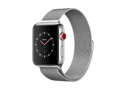 Смарт-годинник Apple Watch Series 3 GPS + Cellular 42mm Stainless Steel w. Milanese L. (MR1J2)
