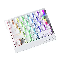 Ігрова дротова магнітна клавіатура Ajazz AK029 / Ice Island Switch / White Lines - мініатюра 3