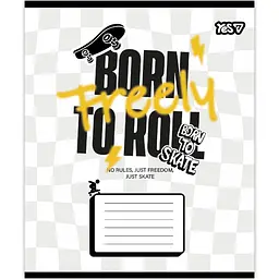 Набір зошитів Yes Born to skate А5 12 аркушів у лінію 25 шт. (768715) - мініатюра 2