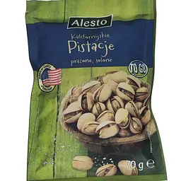Фисташки Alesto жареные соленые 70 г (4056489923473)