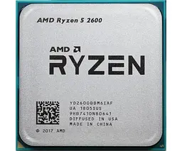 Процесор AMD Ryzen 5 2600 (YD2600BBAFBOX) (Socket AM4, 12T, 3.9 ГГц, Box) Б/в