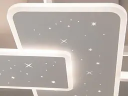 Люстра стельова LED Diasha 2449WH mmer 2449WH, 105W, біла, сучасний стиль для вітальні, спальні, кухні, офісу - мініатюра 5