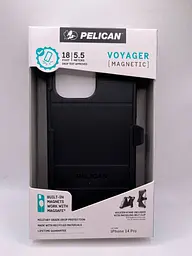 Протиударний з кліпсою чохол Pelican Voyager MagSafe для iPhone 14 Pro Black аналог OtterBox Defender - мініатюра 10