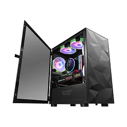Корпус Darkflash DLM21 BLACK mATX (DLM21 BLACK) Без БП - мініатюра 2