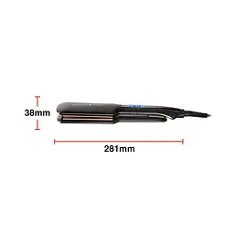 Випрямляч Remington PROluxe Midnight Wide Plate Straightener, температурних режимів 9, 150-230С, чохол, дісплей, кераміка, чорний - мініатюра 3