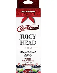 Зволожувальний спрей оральний Doc Johnson GoodHeadJuicy HeadWhite Chocolate and Berries 59мл - мініатюра 2