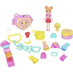 Набір-підвіска Mattel Polly Pocket Фруктовий стиль з мінімодницею в асортименті (JKR51) - мініатюра 3