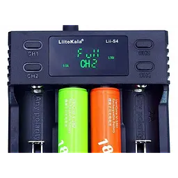 Зарядний пристрій для 4-х акумуляторів 18650 26650 21700 АА ААА Li-Ion LiFePO4 NiMH LiitoKala Lii-S4 - мініатюра 5