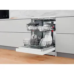 Посудомийна машина Whirlpool, 14 комплектів A++, 60 см, дисплей, білий - мініатюра 5