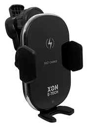 Автомобільний бездротовий зарядний пристрій XON AirCharge Auto (10W) Black/Red (AA2EB 340) - мініатюра 2