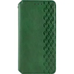 Чохол-книжка GETMAN Cubic Cover Case для Redmi 13C / Poco C65 Green [100965] - мініатюра 1