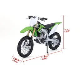 Мотоцикл іграшковий Maisto Kawasaki KX 450F в масштабі 1:12 (31101-08141) - мініатюра 7